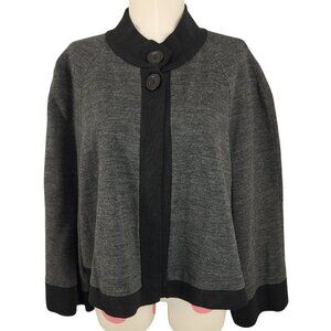 Women's Lemmie for Nina Leonard Half Swing Jacket Small Sweater Romania Mock